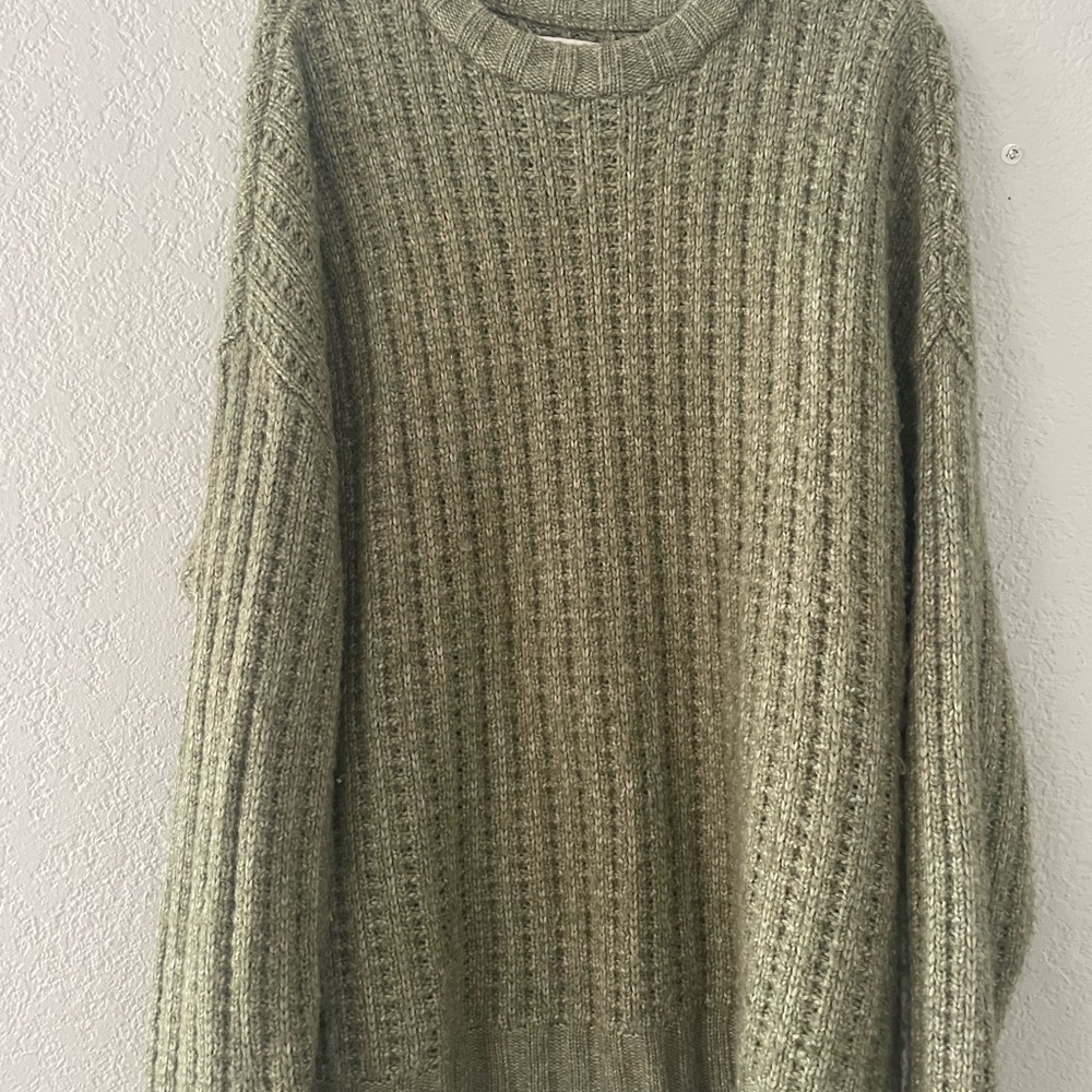American Eagle Olive Knit Sweater